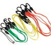 Certified Flat Strap Bungee Cord Kit, Assorted Sizes, 10-pk