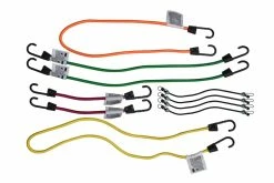 Certified Standard Bungee Cord Kit, Assorted Sizes, 10-pk