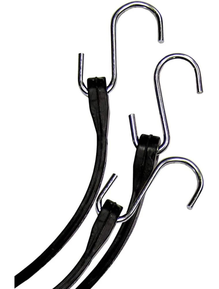 Certified Rubber Bungee Cord Kit, Weather Resistant, Assorted Sizes, 10-pk - Image 4