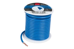 Certified 14 AWG Wire, Blue, 25-ft