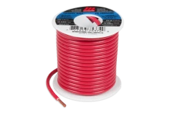Certified 14 AWG Wire Cable, Red, 25-ft