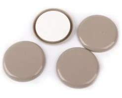 Certified Self-Adhesive Furniture Gliders, 2-1/2-in