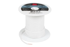 Certified 20 AWG Wire, White, 100-ft