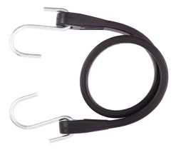 Certified Rubber Bungee Cord, With S-Hook, 21-in