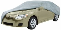 Certified 3 Layer Water Resistant Car Cover W/UV Protection, Assorted, Small