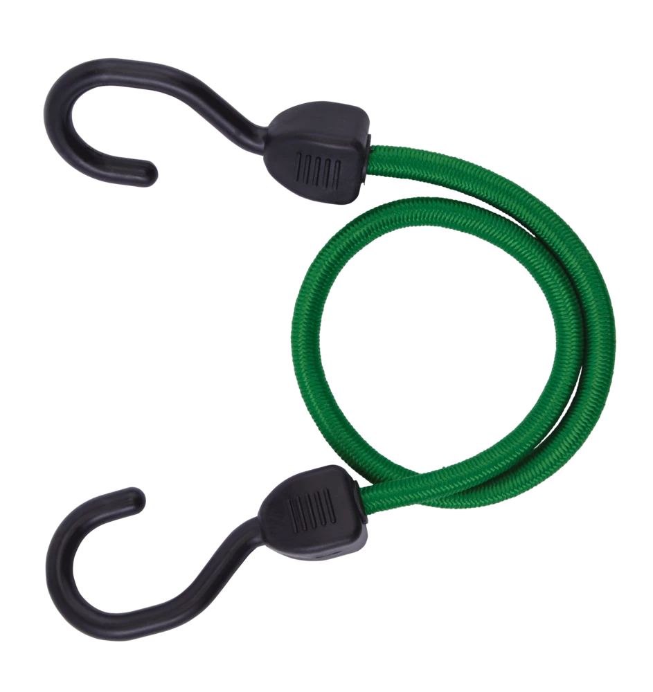 Certified Super Strong Bungee Cord, With Steel Core Hooks, 24-in