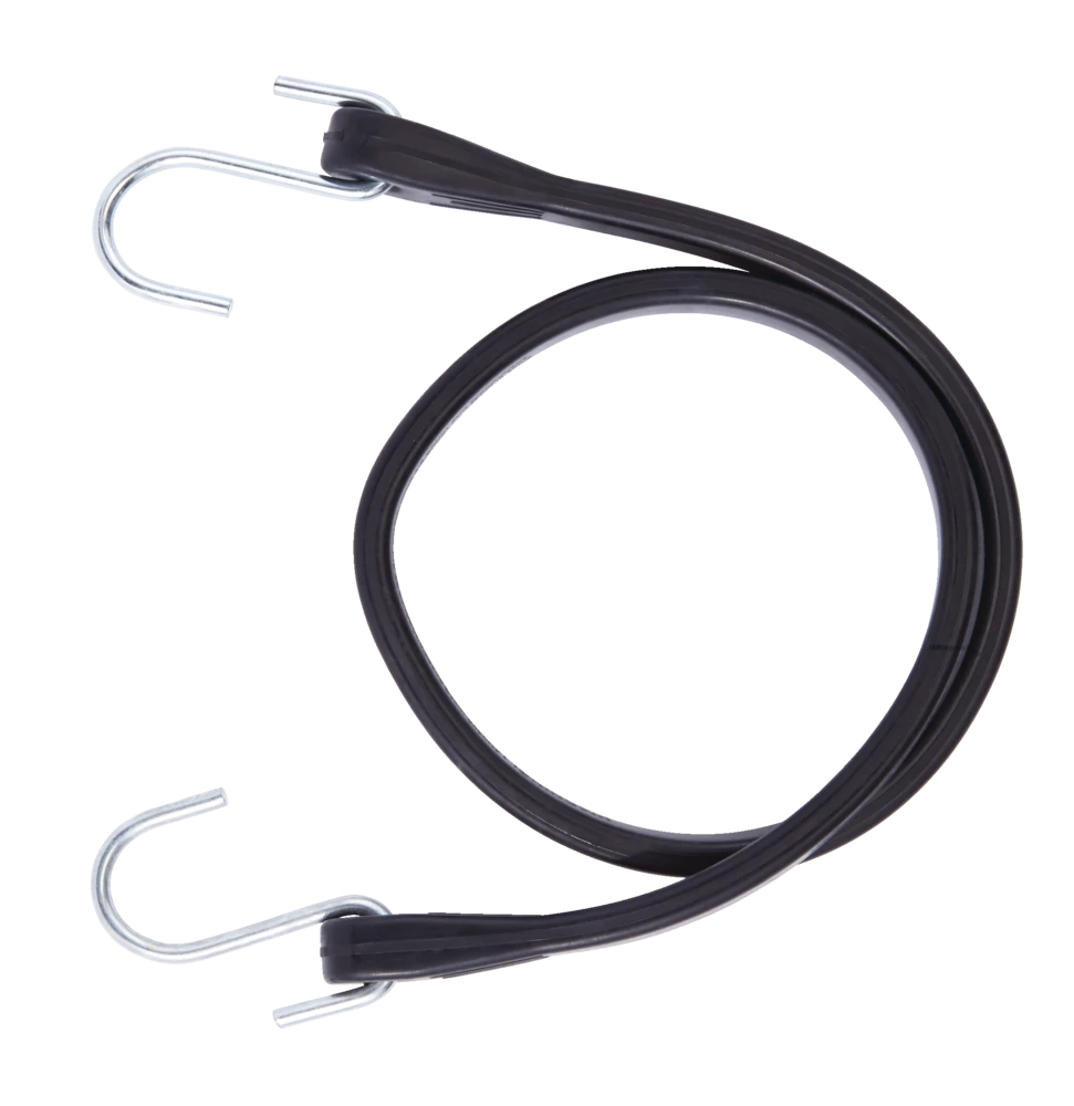Certified Rubber Bungee Cord, With S-Hook, 31-in
