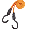 Certified Flat Strap Bungee Cord, With Steel Core Hooks, Assorted Sizes, 2-pk