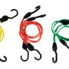 Certified Flat Strap Bungee Cord Kit, For Light Duty Use, Assorted Sizes, 5-pk