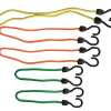 Certified Super Strong Bungee Cord Kit, With Steel Core Hooks, Assorted Sizes, 5-pk