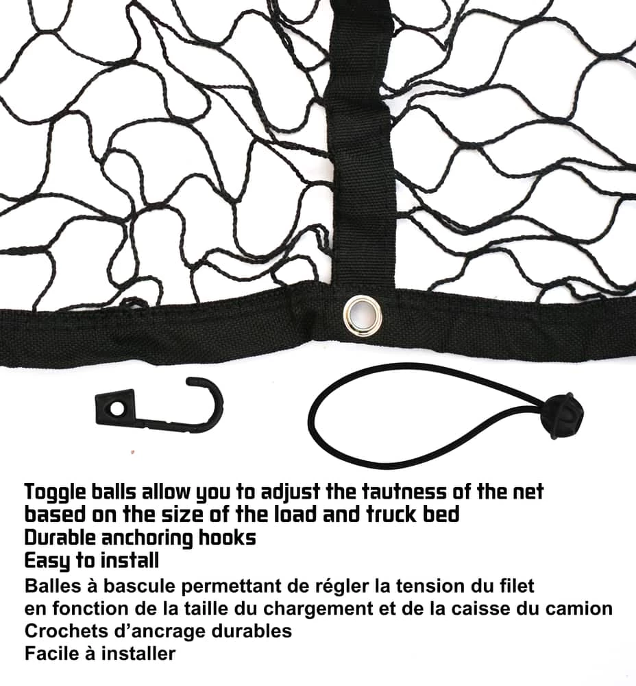 Certified Adjustable Truck Cargo Net, 55-in X 78-in - Image 4
