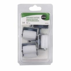 Certified Likewise White Appliance Casters, 7/8-in