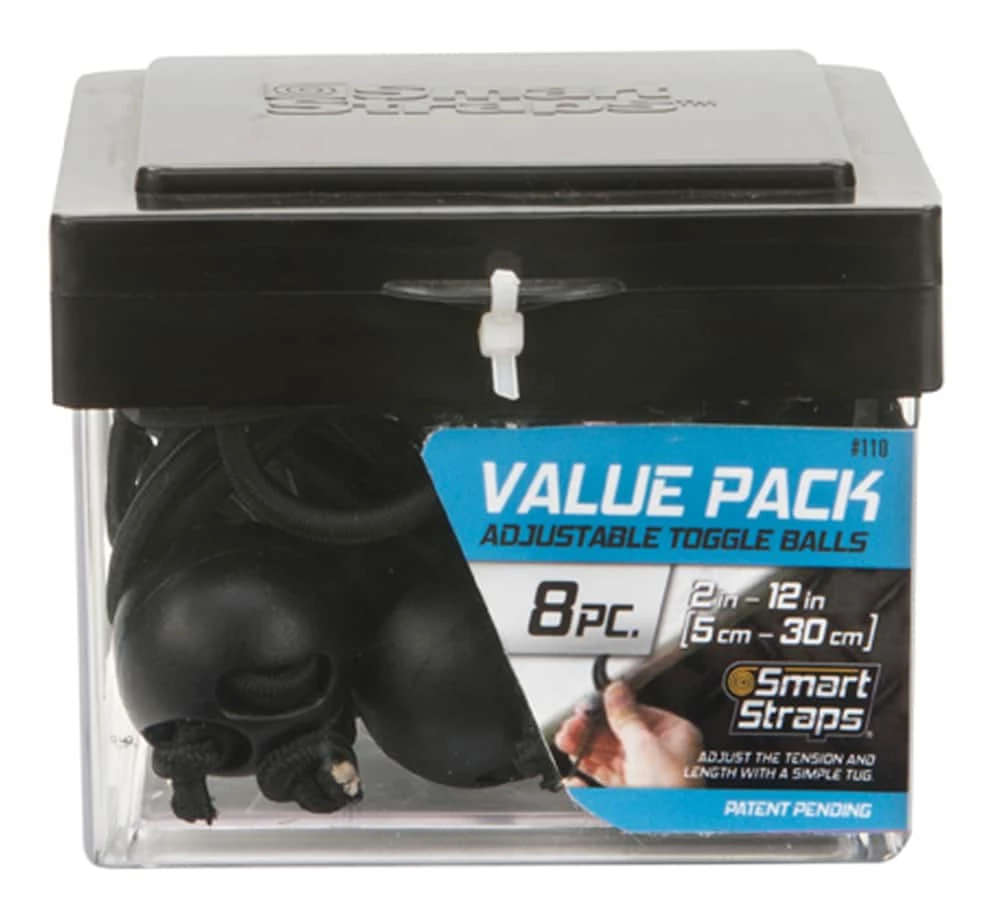 Certified Adjustable Bungee Cord Toggle Balls, 25-cm, 8-pk - Image 6