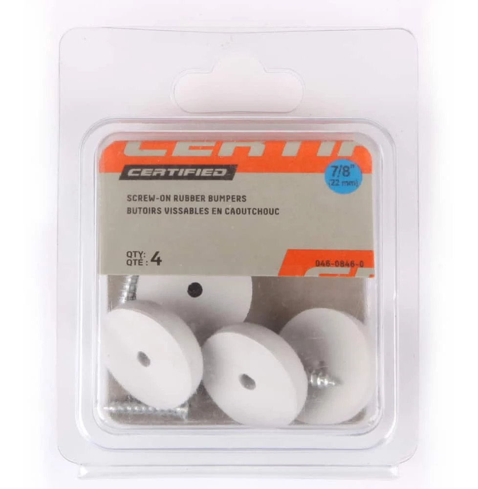 Certified Screw-On Rubber Bumper, 7/8-in - Image 2