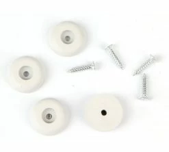 Certified Screw-On Rubber Bumper, 7/8-in