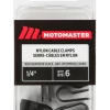 Certified Automotive Cable Clamps, Black, 1/4-in, 6-pk