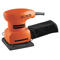 Certified 2218 2A Corded Single-Speed Sheet Sander With Dust Bag & Sandpaper, 1/4-in