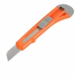 Certified Snap-Off Utility Knife, 18-mm, Orange