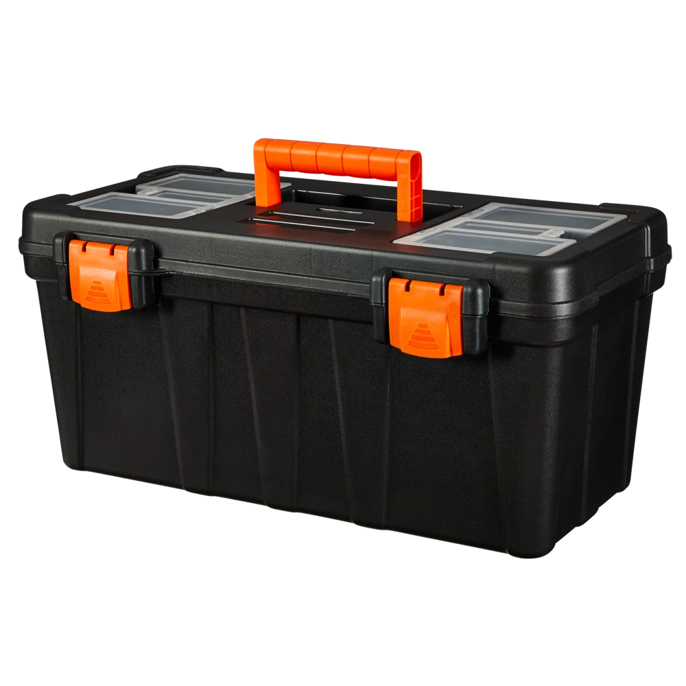 Certified Portable Plastic Tool Box W/ Removable Tray, 20-in - Image 3