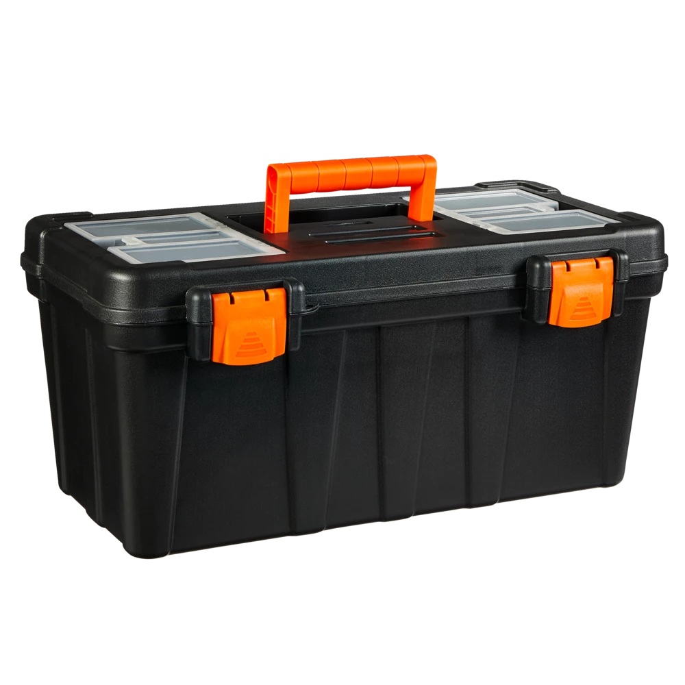 Certified Portable Plastic Tool Box W/ Removable Tray, 20-in - Image 2