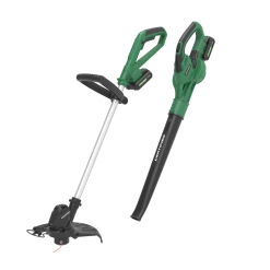 Certified 20V Cordless Line Grass Trimmer/ Sweeper Combo