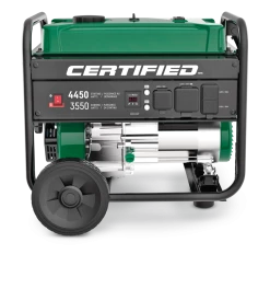 Certified 3550/4450 Watt Portable Gas Generator