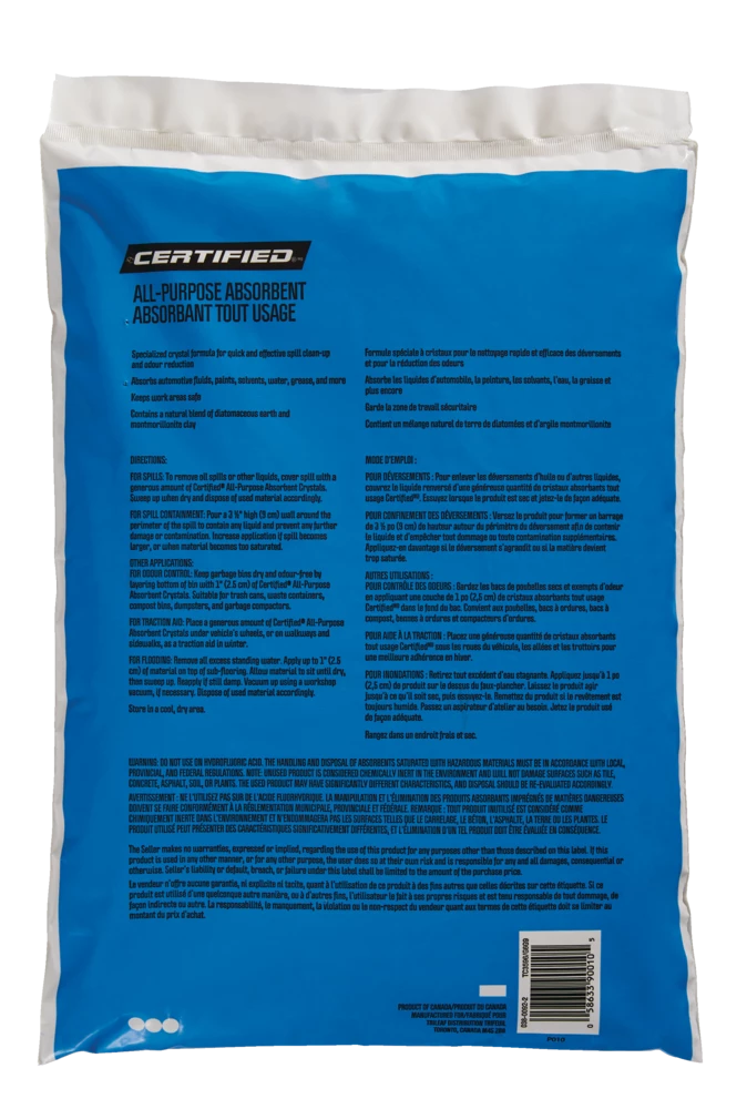 Certified All-Purpose Oil/Fluid Absorbent Crystals, 2-kg - Image 4