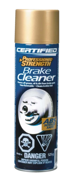 Certified Non-Flammable Chlorinated Brake Cleaner, 397-g