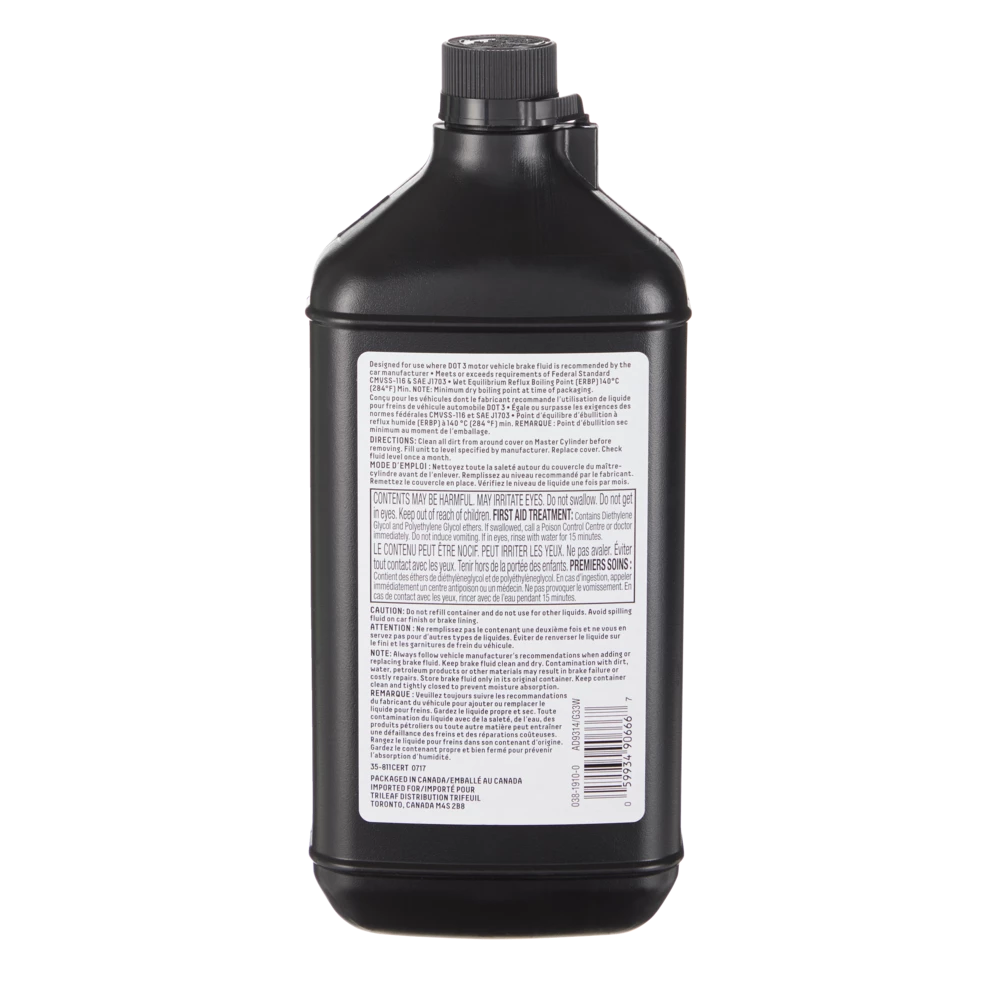 Certified DOT 3 Brake Fluid, Assorted Volumes - Image 4