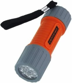 Certified 30 Lumens Bright LED Lightweight Handheld Flashlights, Batteries Included, 3-pk
