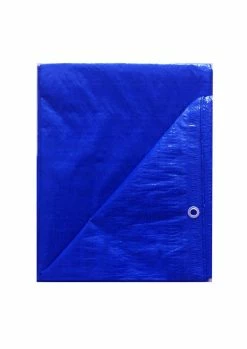 Certified Standard Duty Poly Tarp, Waterproof, 10-ft X 12-ft