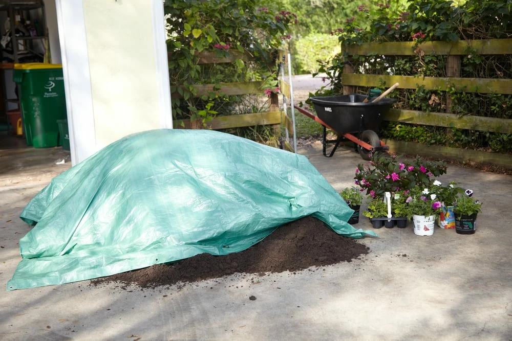 Certified Light Duty Poly Tarp, Waterproof, 9-ft X 12-ft - Image 4