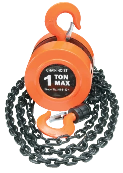Certified Manual Chain Hoist, 1-Ton