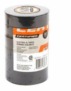Certified Vinyl Electrical Tape, 6-pk