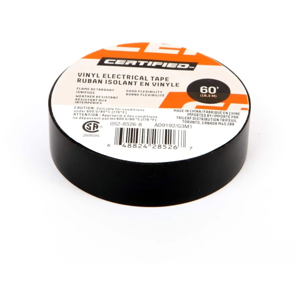 Certified General Purpose Vinyl Electrical Tape, 19-mm X 18-m - Image 2