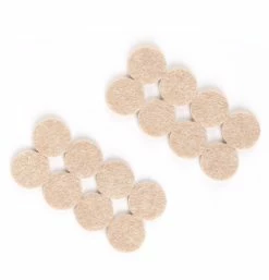 Certified Heavy Duty Felt Furniture Pads, 1-in