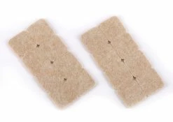 Certified Square Beige Heavy Duty Felt Pads, 1-in