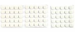 Certified Medium-Duty Felt Furniture Pads, 3/8-in
