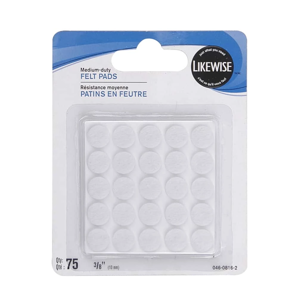 Certified Medium-Duty Felt Furniture Pads, 3/8-in - Image 3