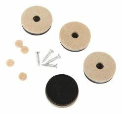 Certified Heavy Duty Screw-On Felt Furniture Pads