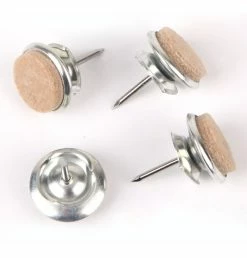 Certified Nail-On Swivelling Glides, 1-in