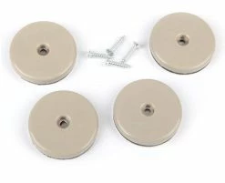 Certified Screw-On Furniture Gliders, 2-in