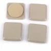 Certified Square Taupe Furniture Gliders, 3-in