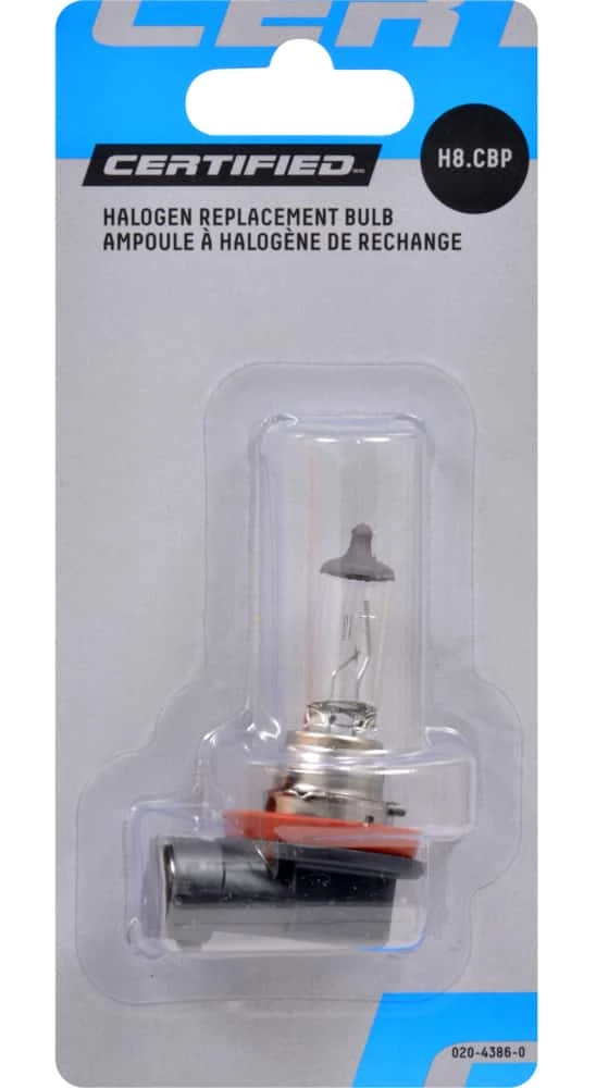 H8 Certified Halogen Headlight Bulb, 1-pk