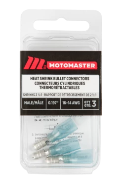 Certified Heat Shrinkable Bullet Connector, 3-pk