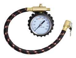 Certified Heavy Duty Dial Tire Gauge 0-100 PSI