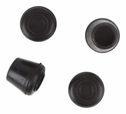 Certified Rubber Leg Tips, Black