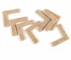 Certified Corner Beige Heavy Duty Felt Pads, 1-1/2 X 1-1/2-in, 8-pk