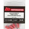 Certified 22-18 AWG Automotive Male Quick Disconnect, .187-in, 6-pk