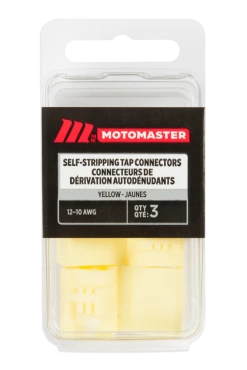 Certified 12-10 AWG Self-Stripping Tap Connector, 3-pk